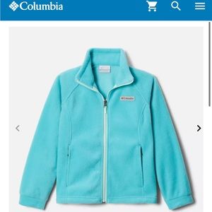 Teal Columbia sweater